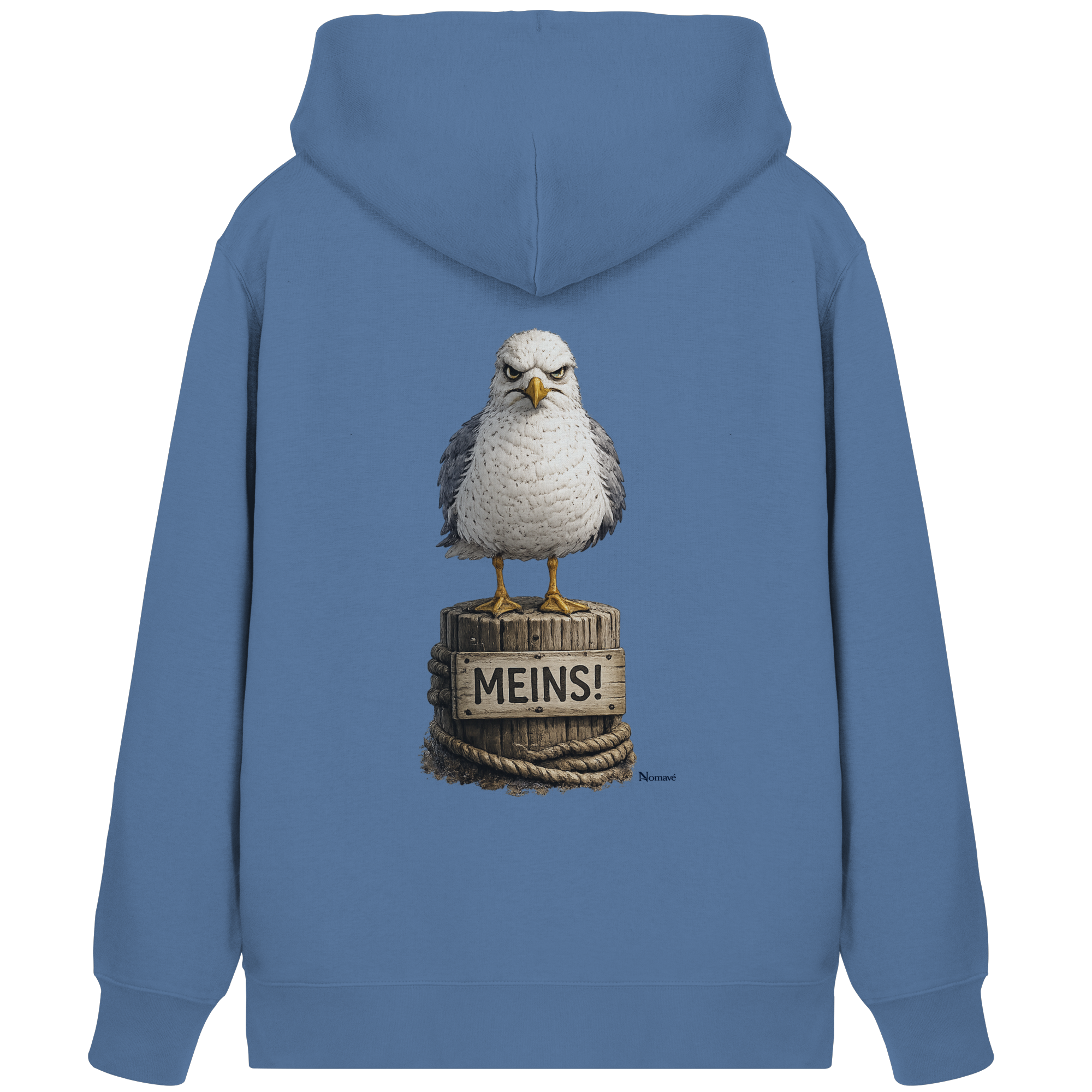 Möwe mit Meinung – MEINS! | - Organic Zipper