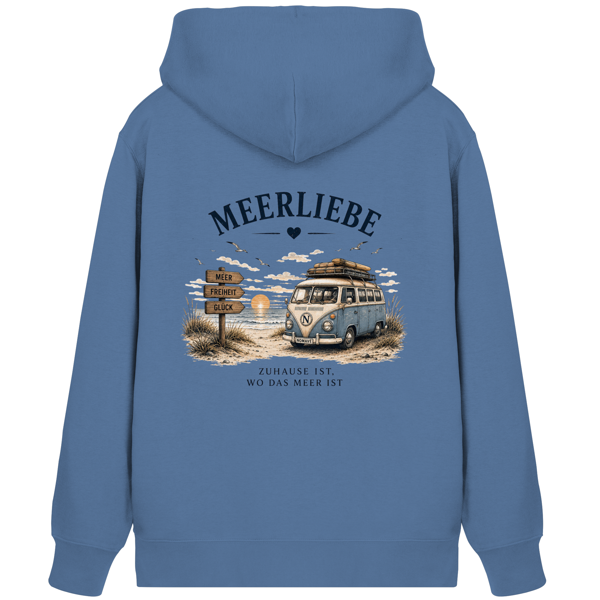 Meerliebe Vanlife – Organic Zipper Hoodie
