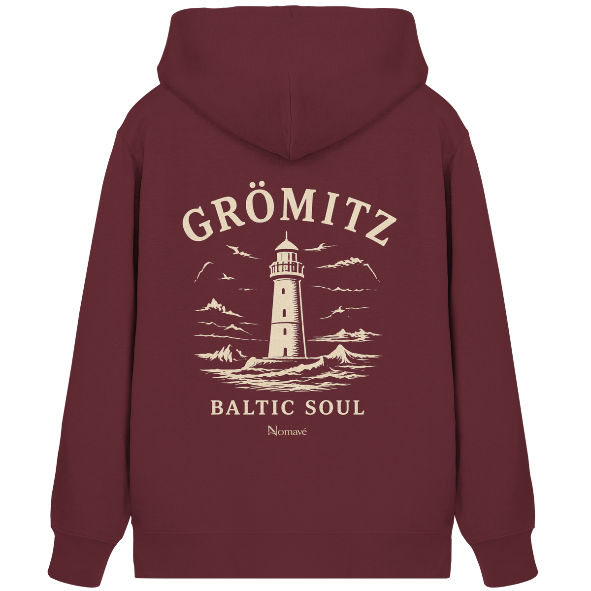 Grömitz Baltic Soul - Ostsee Bio Zipper Kapuzenjacke
