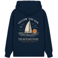 Travemünde Follow The Sun Dark Edition Kapuzenjacke aus Bio-Baumwolle