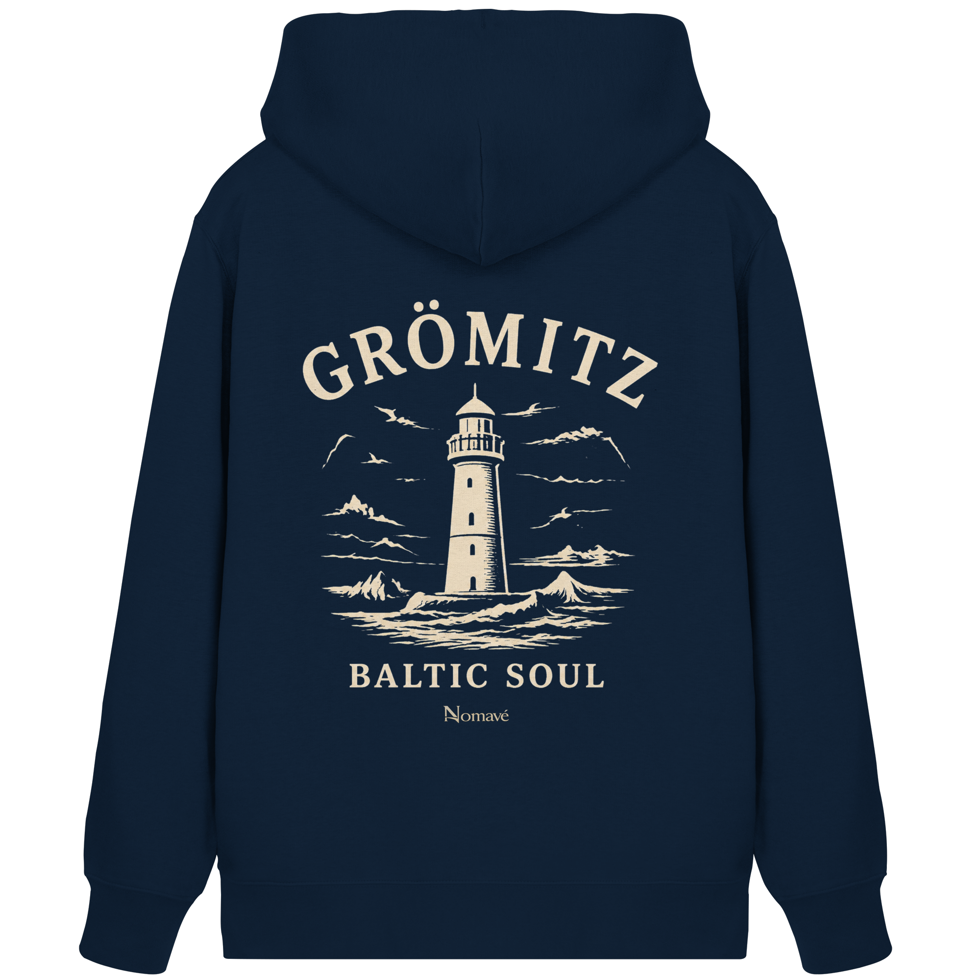 Grömitz Baltic Soul - Ostsee Bio Zipper Kapuzenjacke