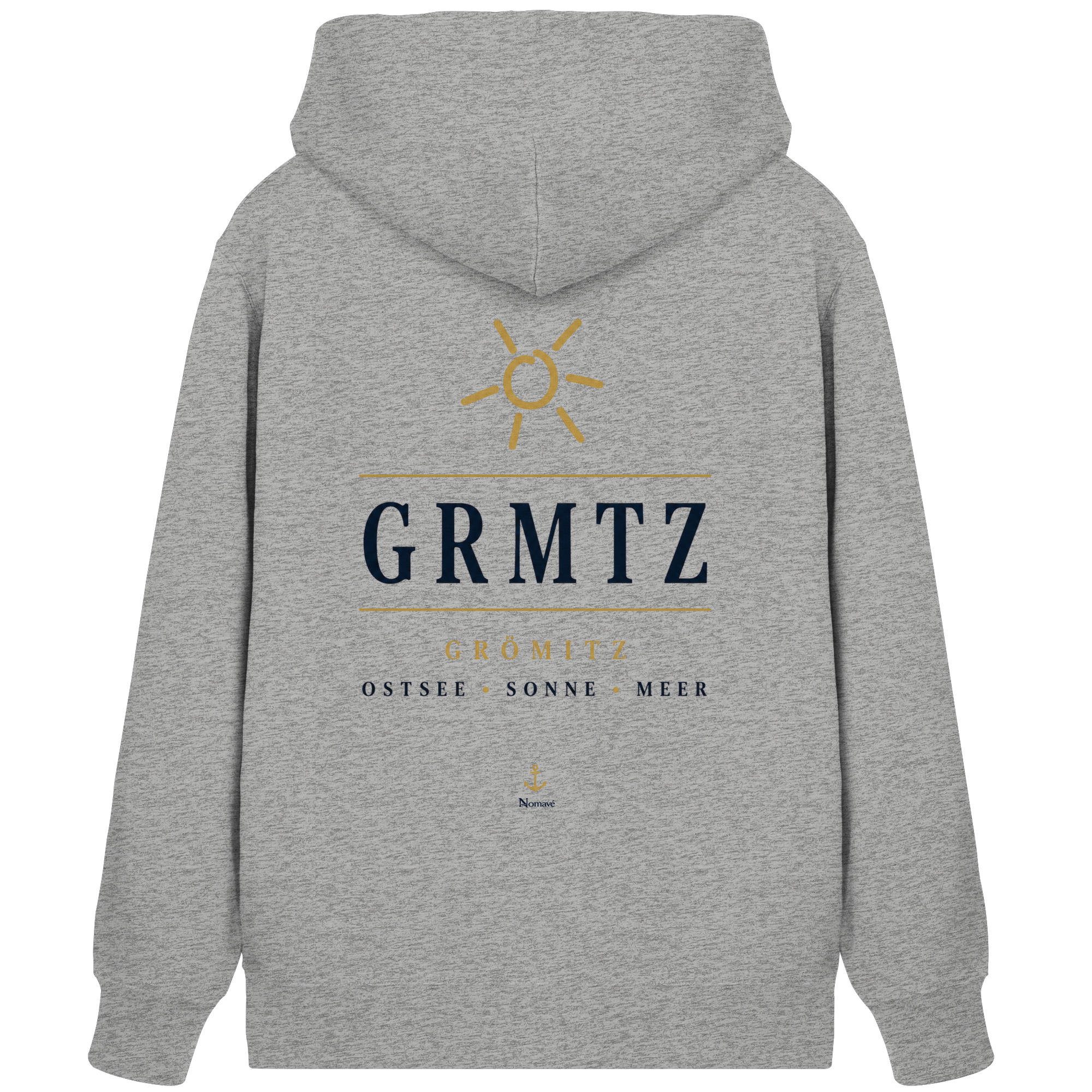 GRMTZ - Grömitz - Bio Zipper Kapuzenjacke mit Reißverschluss