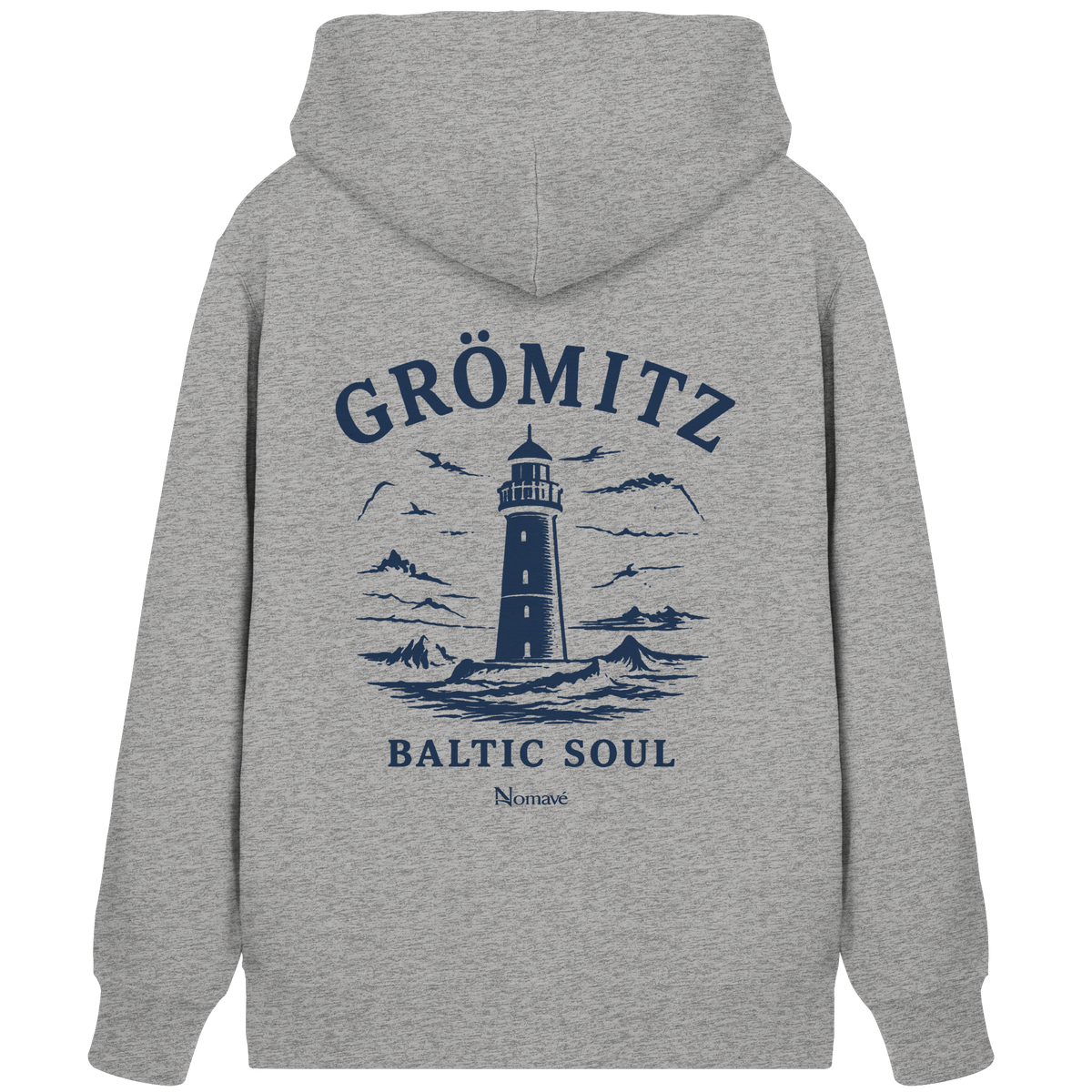 Grömitz Baltic Soul - Ostsee Bio Zipper Kapuzenjacke