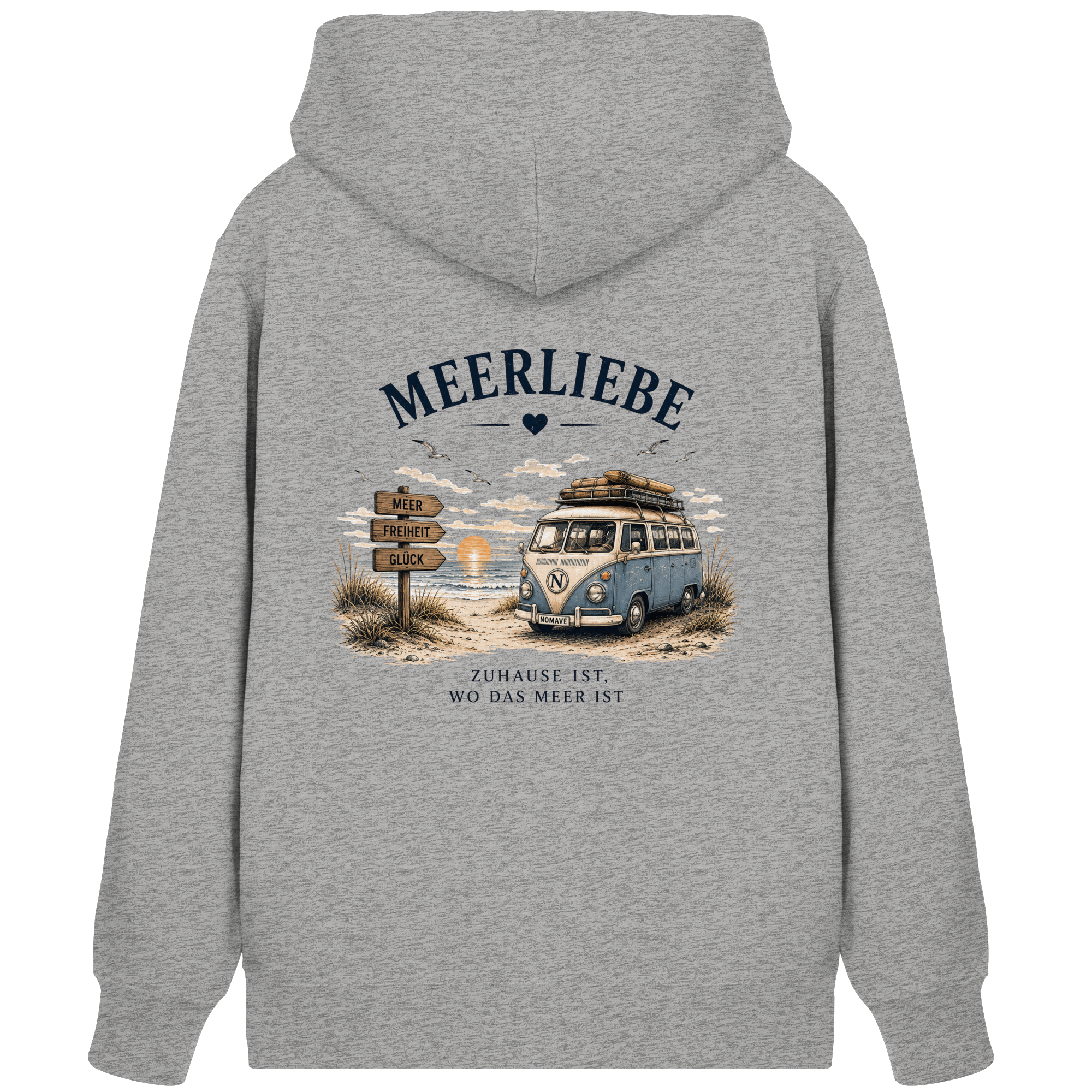 Meerliebe Vanlife – Organic Zipper Hoodie