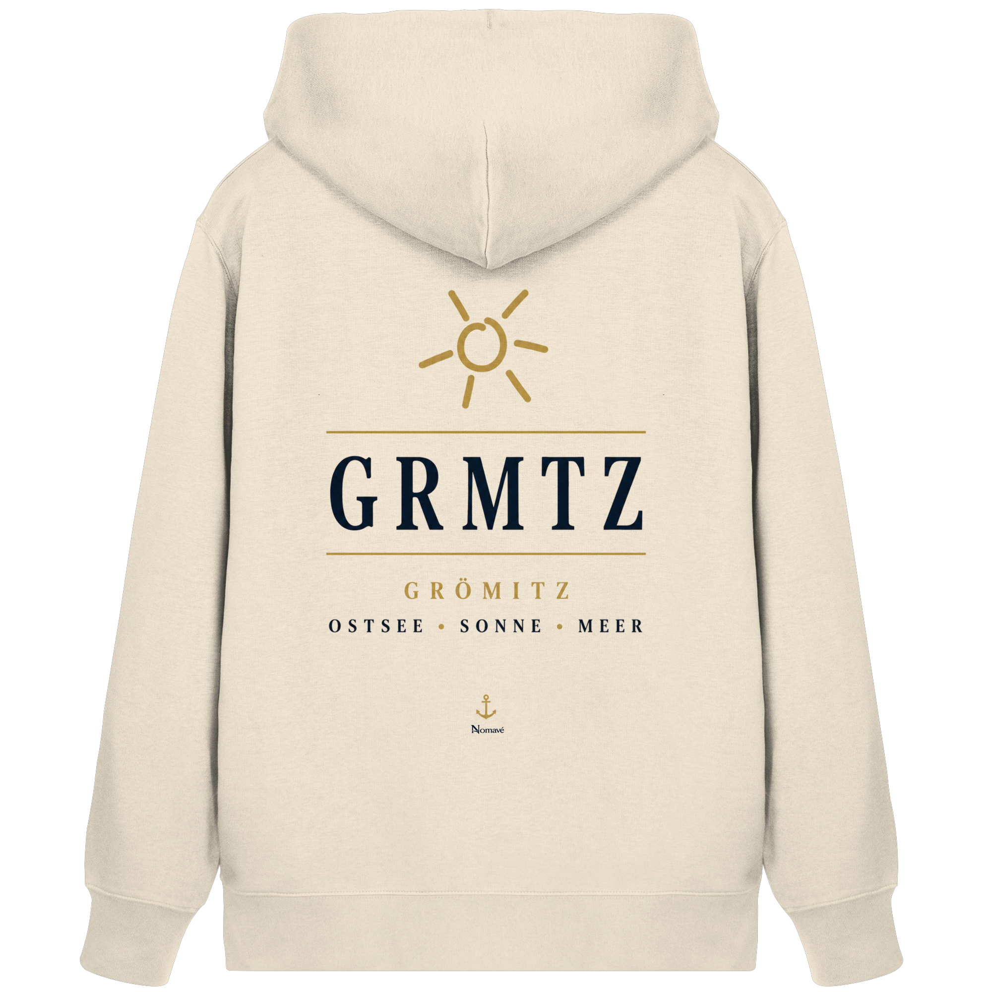 GRMTZ - Grömitz - Bio Zipper Kapuzenjacke mit Reißverschluss