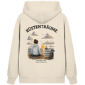 Küstenträume – Bio-Kapuzenjacke mit Küstenmotiv