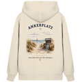 Ankerplatz Zipper Hoodie – Küstengefühl – Organic Unisex Zip Hoodie
