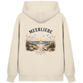 Meerliebe Zipper Hoodie – Küstengefühl Sea & Soul – Bio Kapuzenjacke