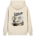 Möwe - Schietwetter - Ostsee - Leuchtturm - Maritimes Küsten Motiv - Für Ostsee und Nordsee - Fans - Bio Kapuzenjacke