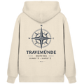 Travemünde Windrose – Baltic Sea Bio Kapuzenjacke mit Reißverschluss
