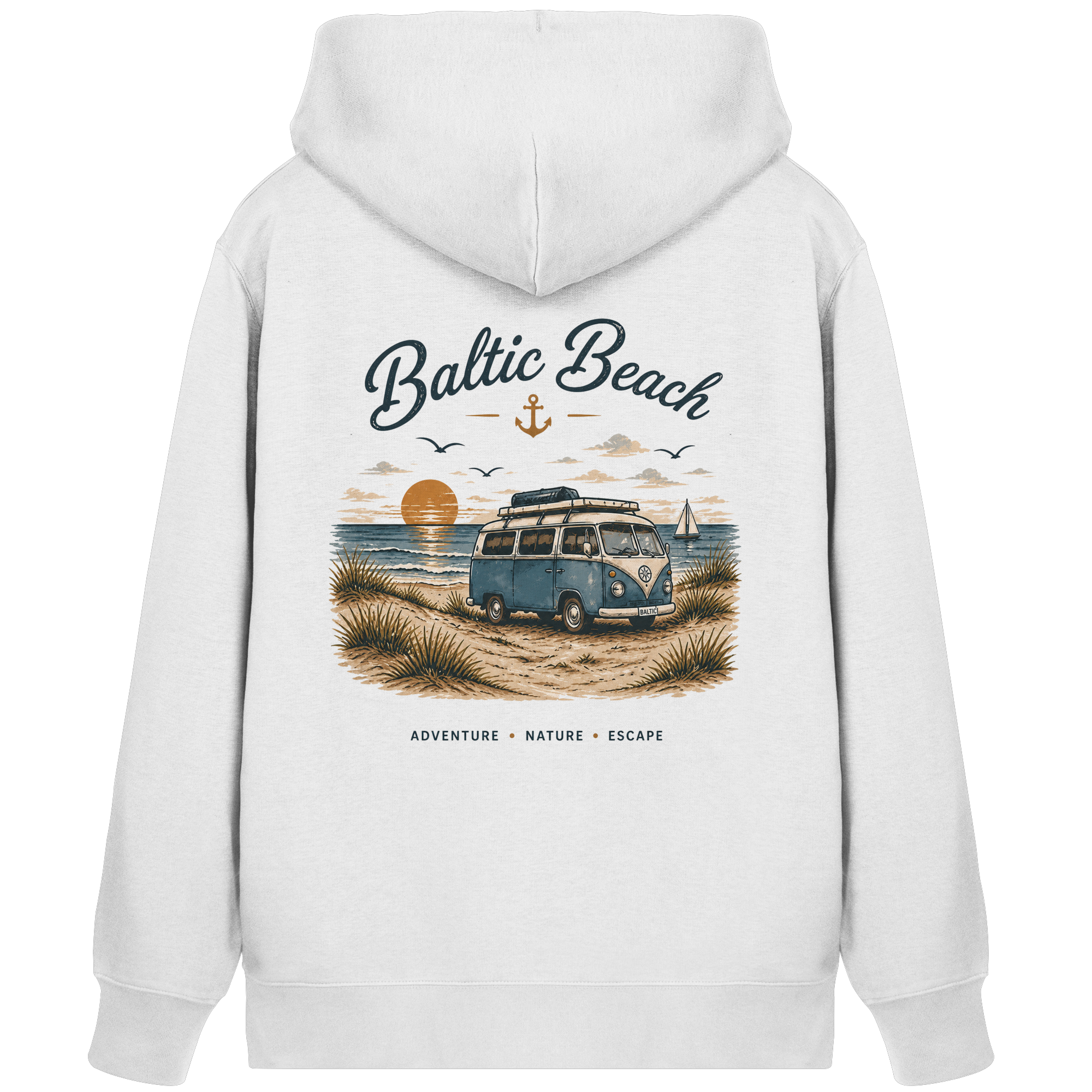 Baltic Beach Organic Zipper – Ostsee Hoodie Unisex