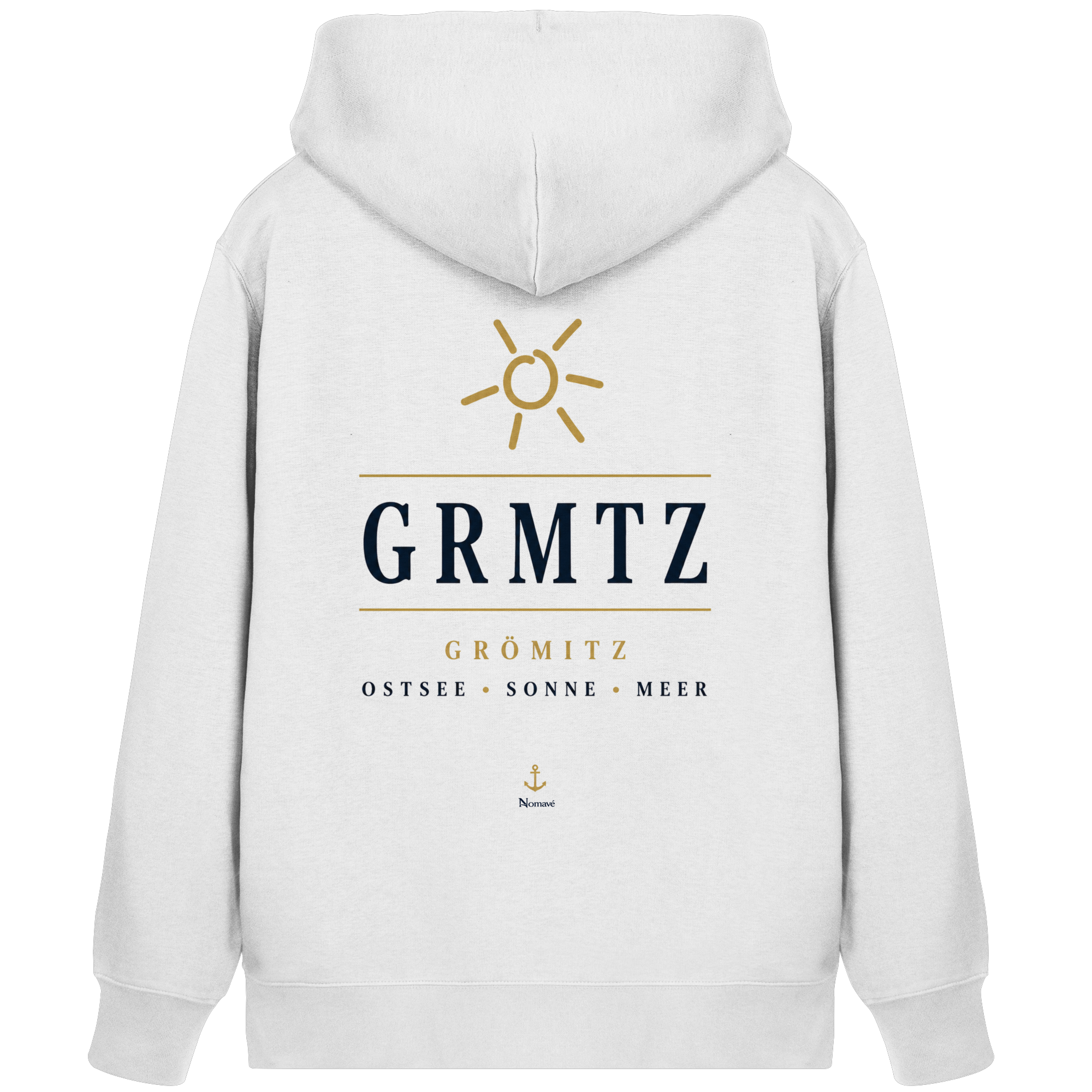 GRMTZ - Grömitz - Bio Zipper Kapuzenjacke mit Reißverschluss