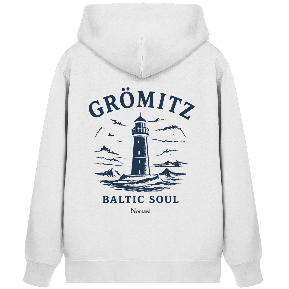 Grömitz Baltic Soul - Ostsee Bio Zipper Kapuzenjacke