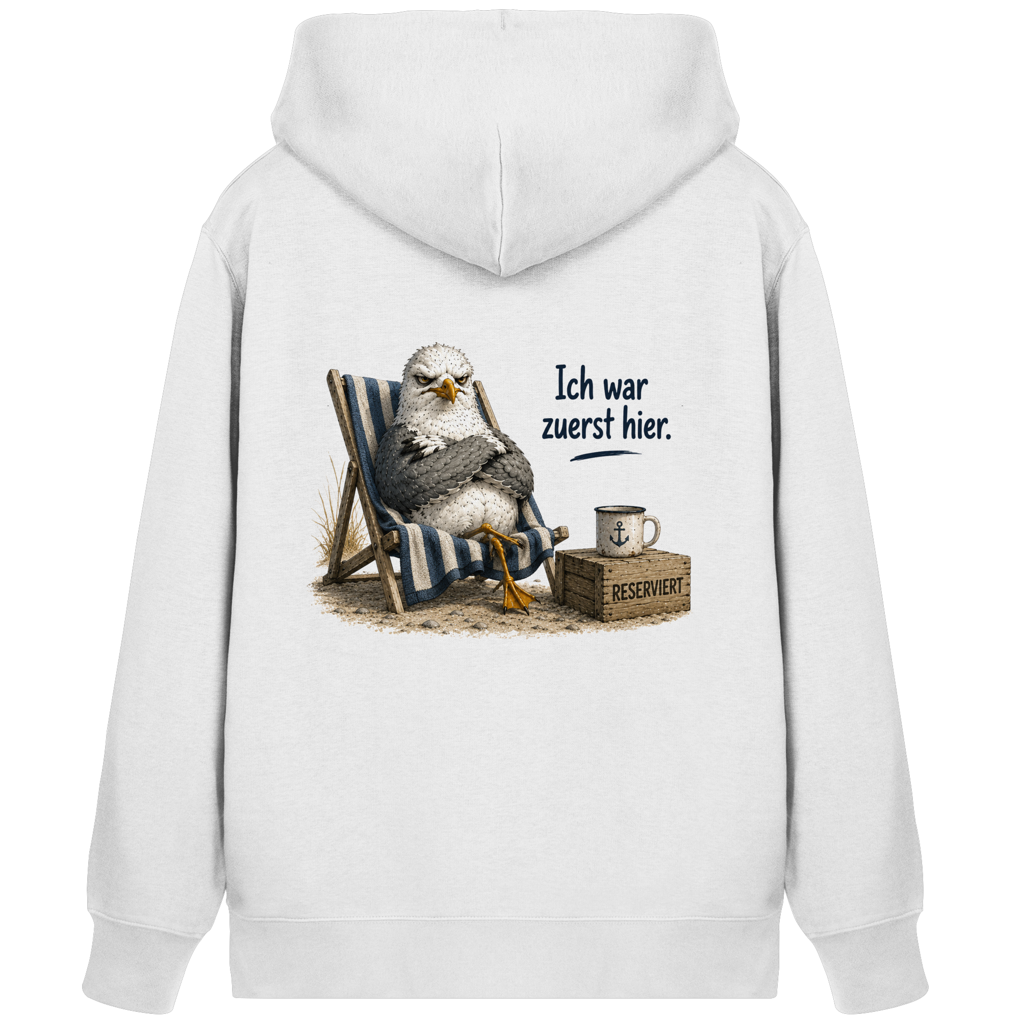 Ich war zuerst hier – Möwe mit Meinung |  - Organic Zipper