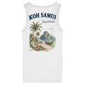 Koh Samui - Island Paradise - Rückenprint  - Womens Organic Fitted Tank Top