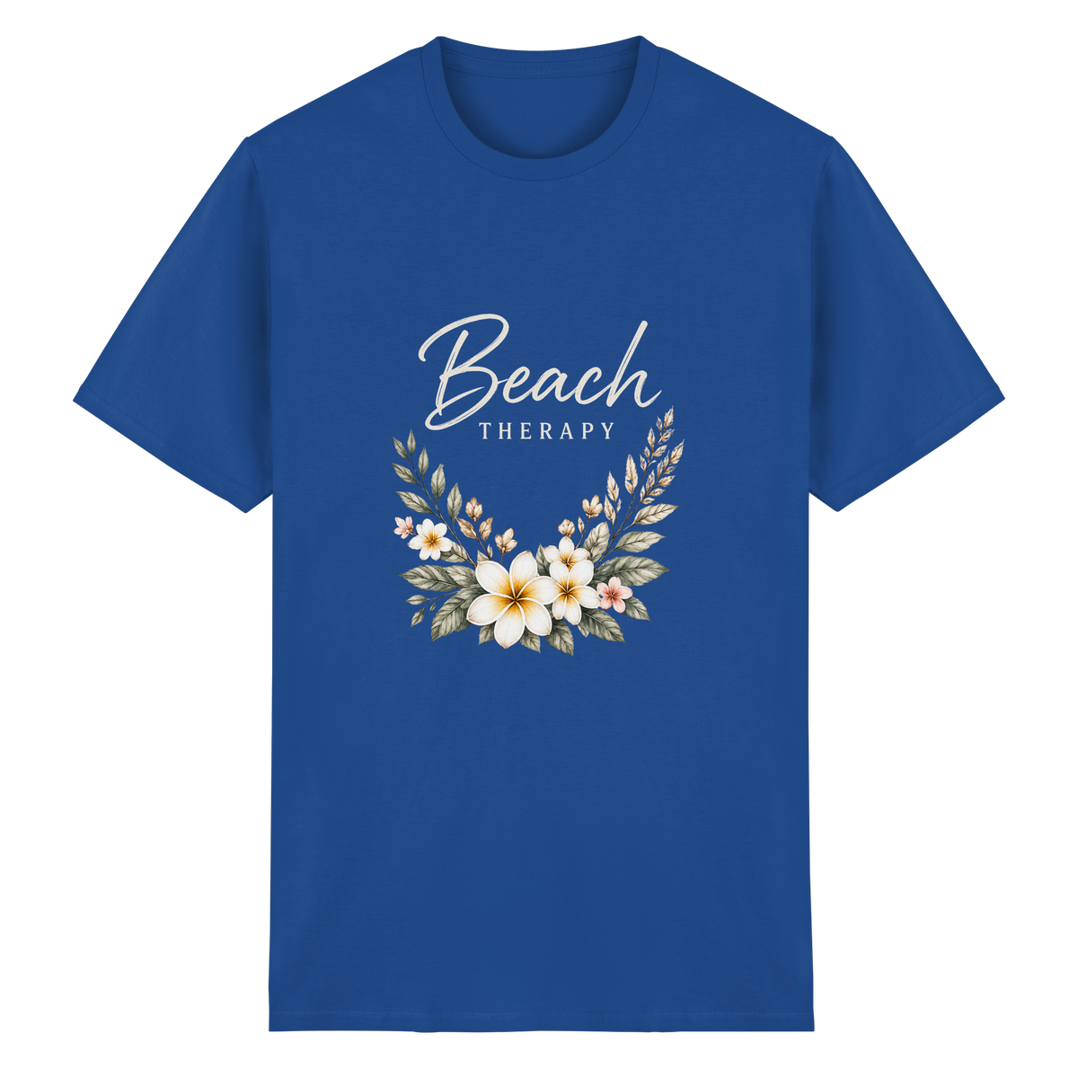 Beach Therapy – Dark Edition – Essential T-Shirt – Vorderansicht in royal