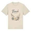 Beach Therapy – Helle Edition – Bio-Heavy T-Shirt – Vorderansicht in natural raw