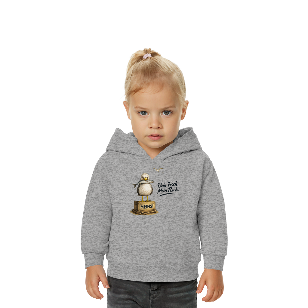 Alpha - Möwe mit Meinung – Dein Fisch. Mein Fisch. | - Baby Organic Hoodie