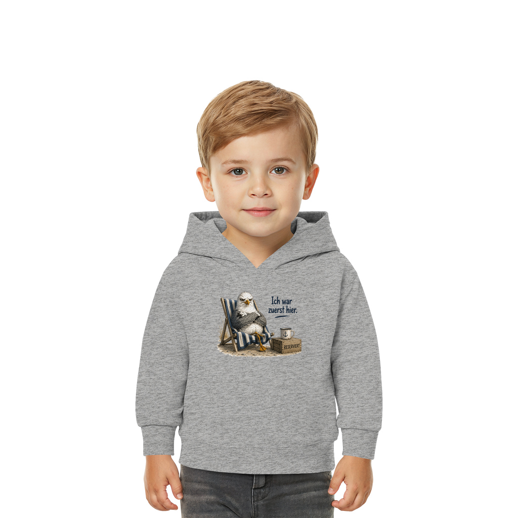 Ich war zuerst hier – Möwe mit Meinung |  - Baby Organic Hoodie