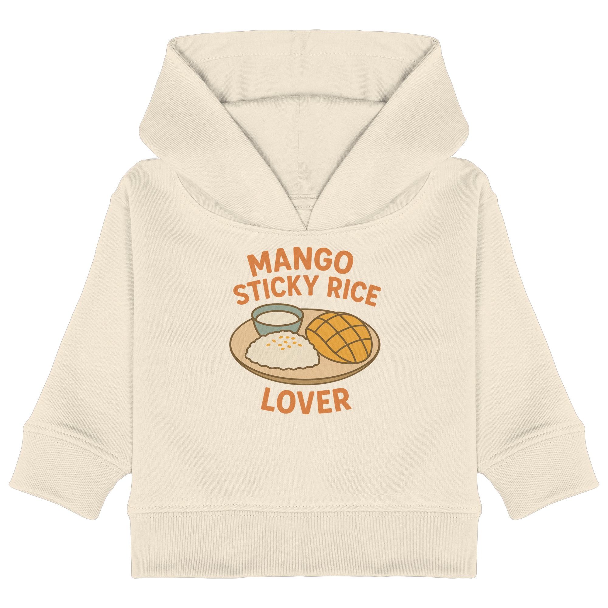 Mango Sticky Rice Lover – Thai Dessert | Thailand Food Design - Baby Organic Hoodie