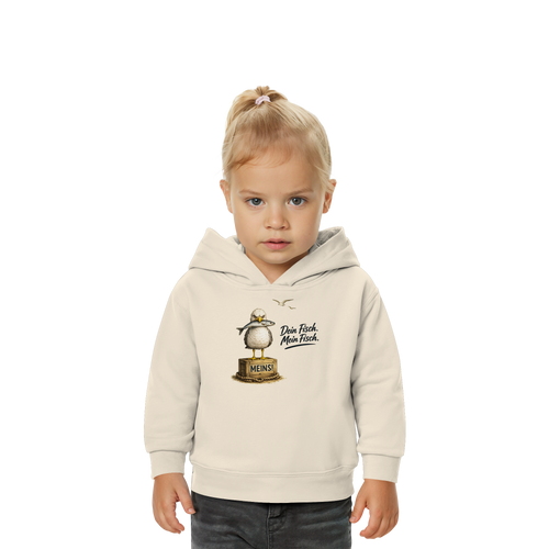 Alpha - Möwe mit Meinung – Dein Fisch. Mein Fisch. | - Baby Organic Hoodie