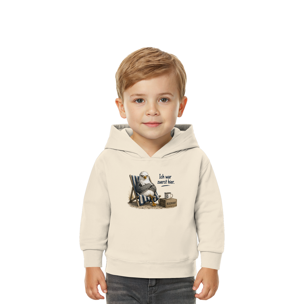 Ich war zuerst hier – Möwe mit Meinung |  - Baby Organic Hoodie