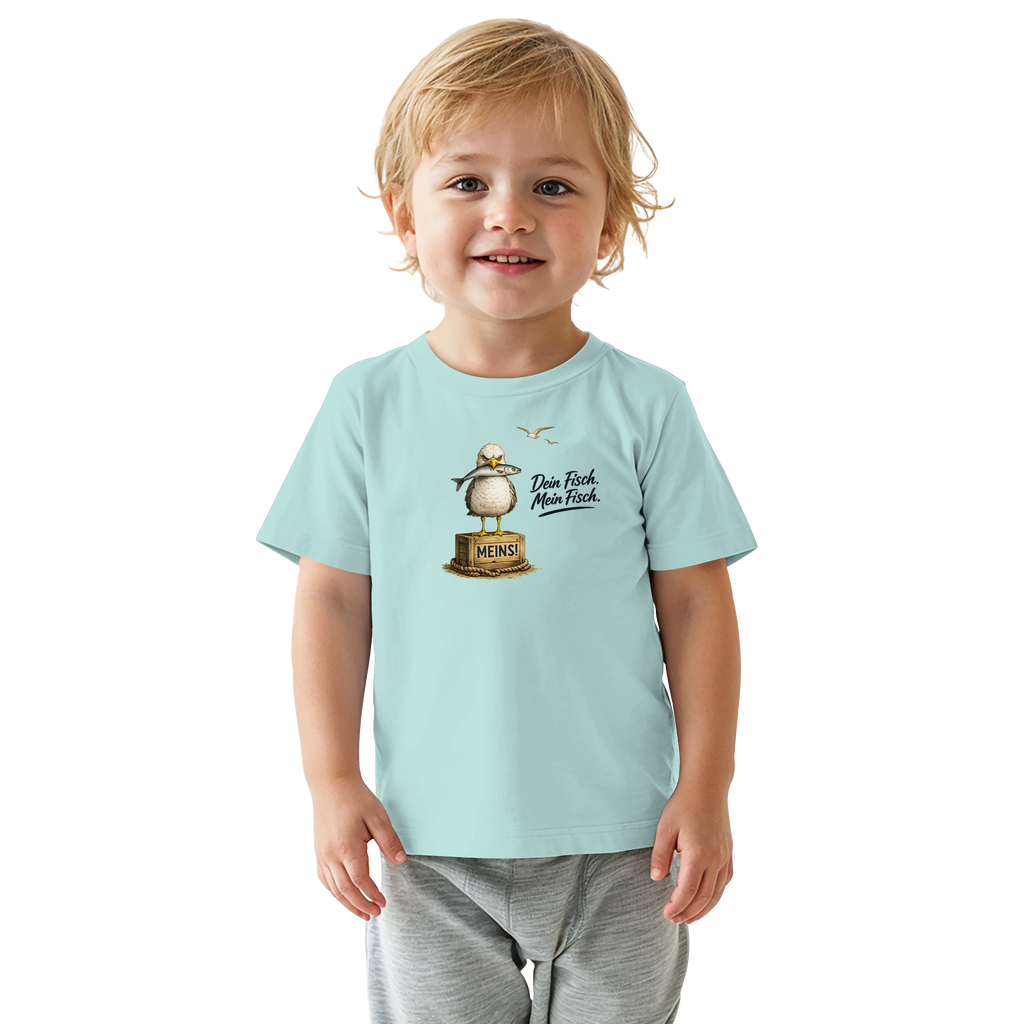 Alpha - Möwe mit Meinung – Dein Fisch. Mein Fisch. | - Baby Organic Shirt