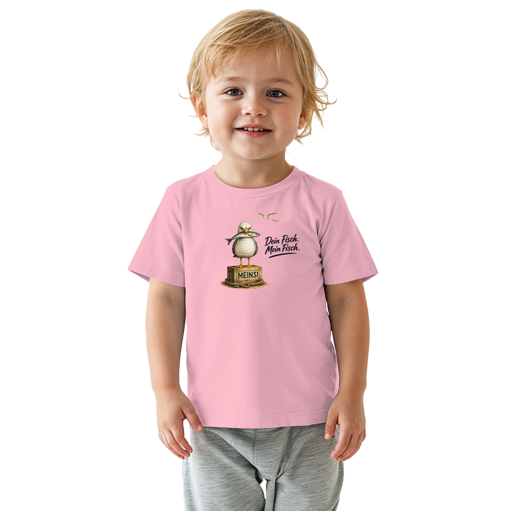 Alpha - Möwe mit Meinung – Dein Fisch. Mein Fisch. | - Baby Organic Shirt