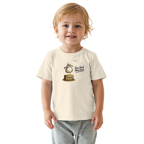Alpha - Möwe mit Meinung – Dein Fisch. Mein Fisch. | - Baby Organic Shirt
