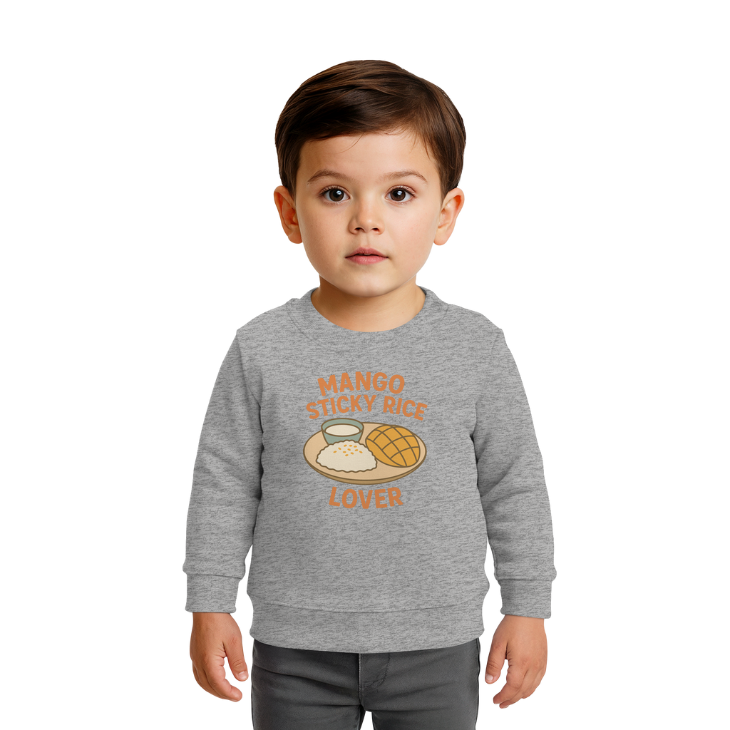 Mango Sticky Rice Lover – Thai Dessert  | Thailand Food Design - Baby Organic Sweatshirt
