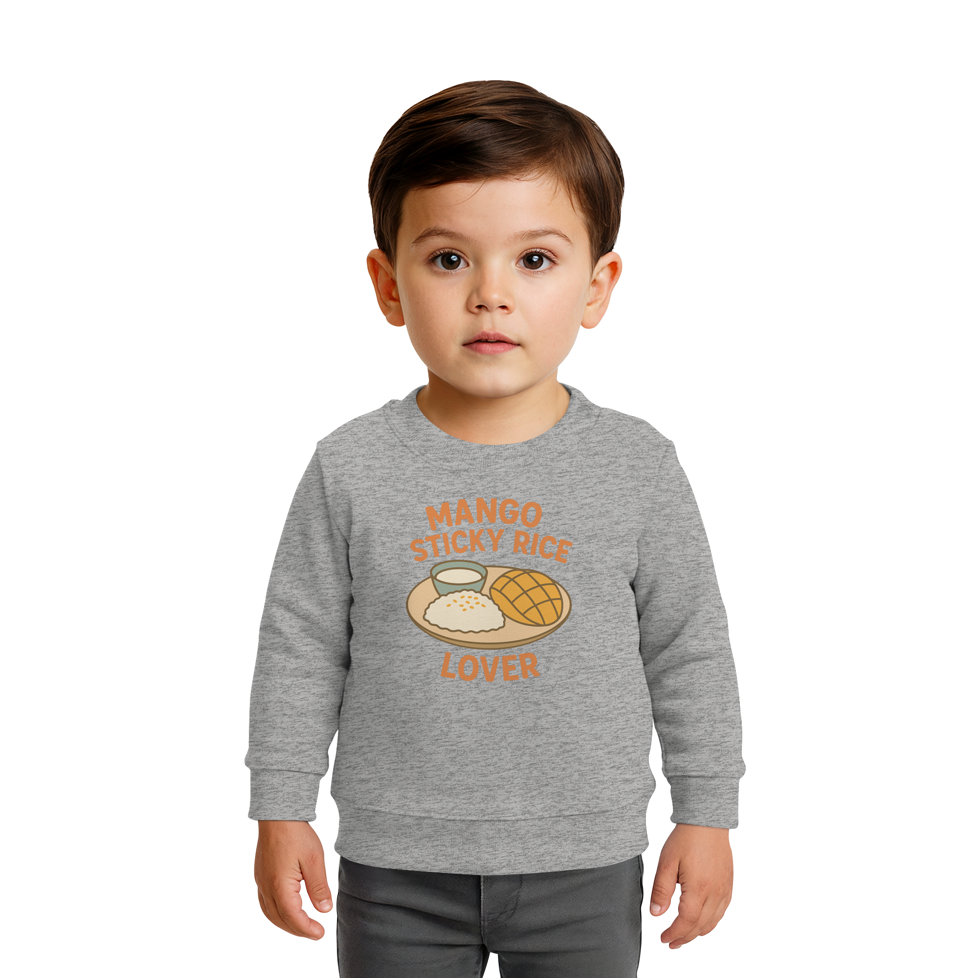 Mango Sticky Rice Lover – Thai Dessert  | Thailand Food Design - Baby Organic Sweatshirt