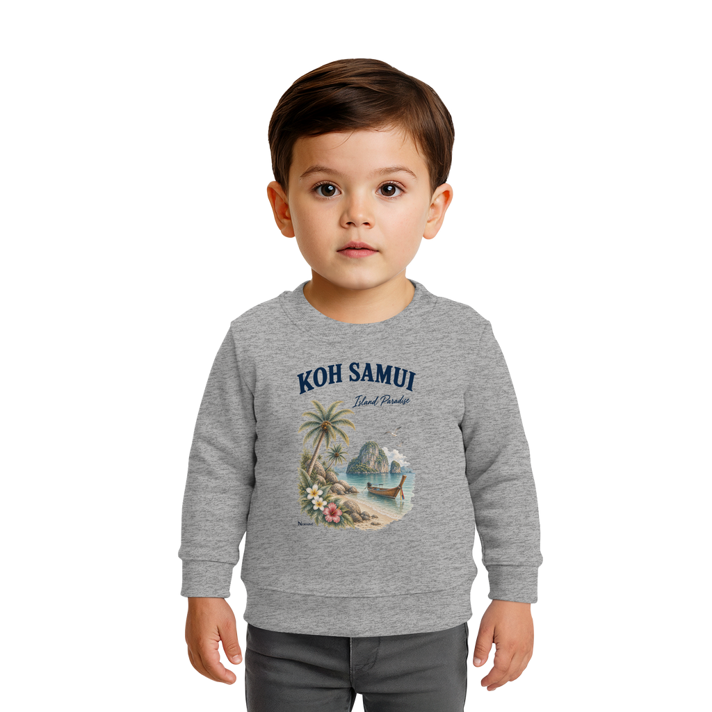 Koh Samui Thailand – Island Paradise – Tropical Vintage - Baby Bio Sweatshirt