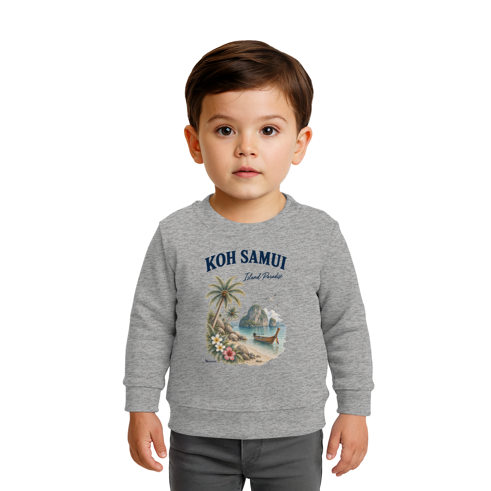 Koh Samui Thailand – Island Paradise – Tropical Vintage - Baby Bio Sweatshirt