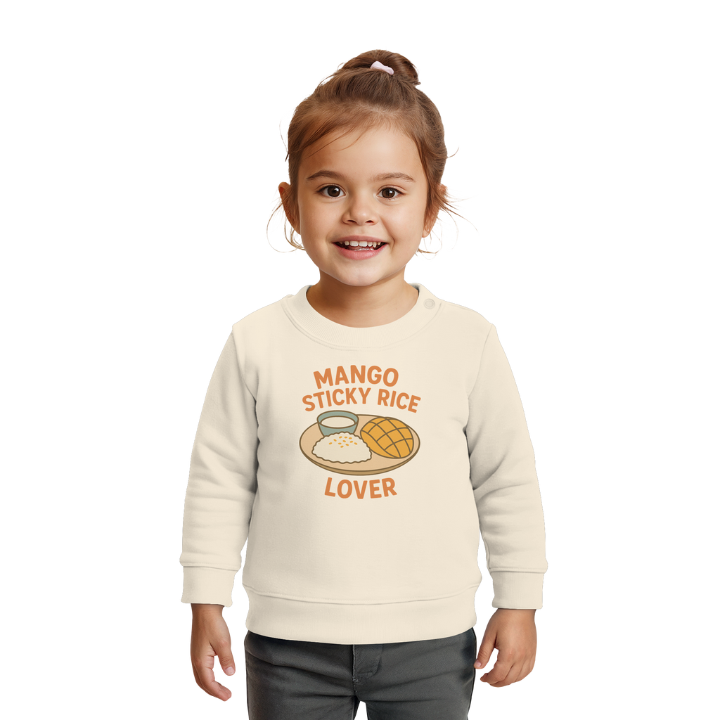 Mango Sticky Rice Lover – Thai Dessert  | Thailand Food Design - Baby Organic Sweatshirt