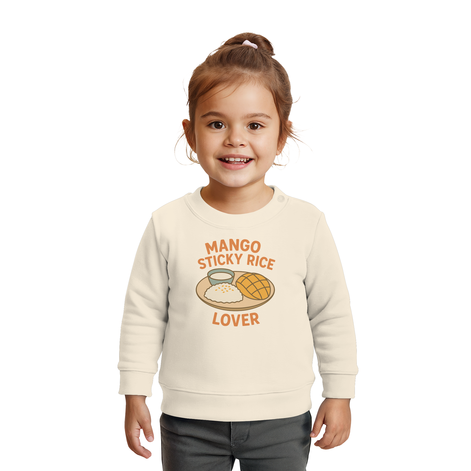 Mango Sticky Rice Lover – Thai Dessert  | Thailand Food Design - Baby Organic Sweatshirt