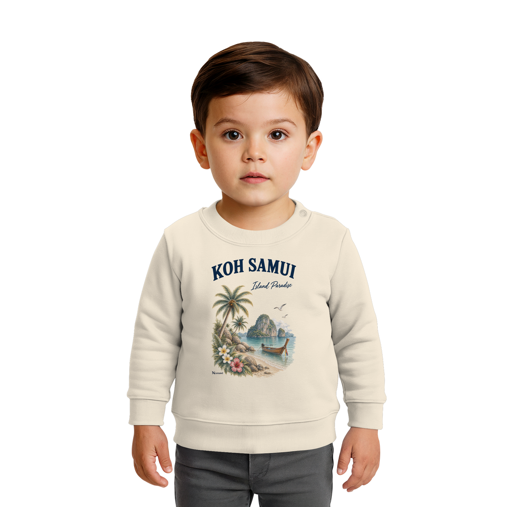 Koh Samui Thailand – Island Paradise – Tropical Vintage - Baby Bio Sweatshirt