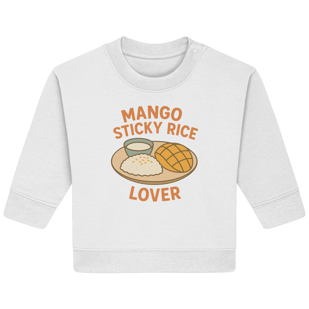 Mango Sticky Rice Lover – Thai Dessert  | Thailand Food Design - Baby Organic Sweatshirt