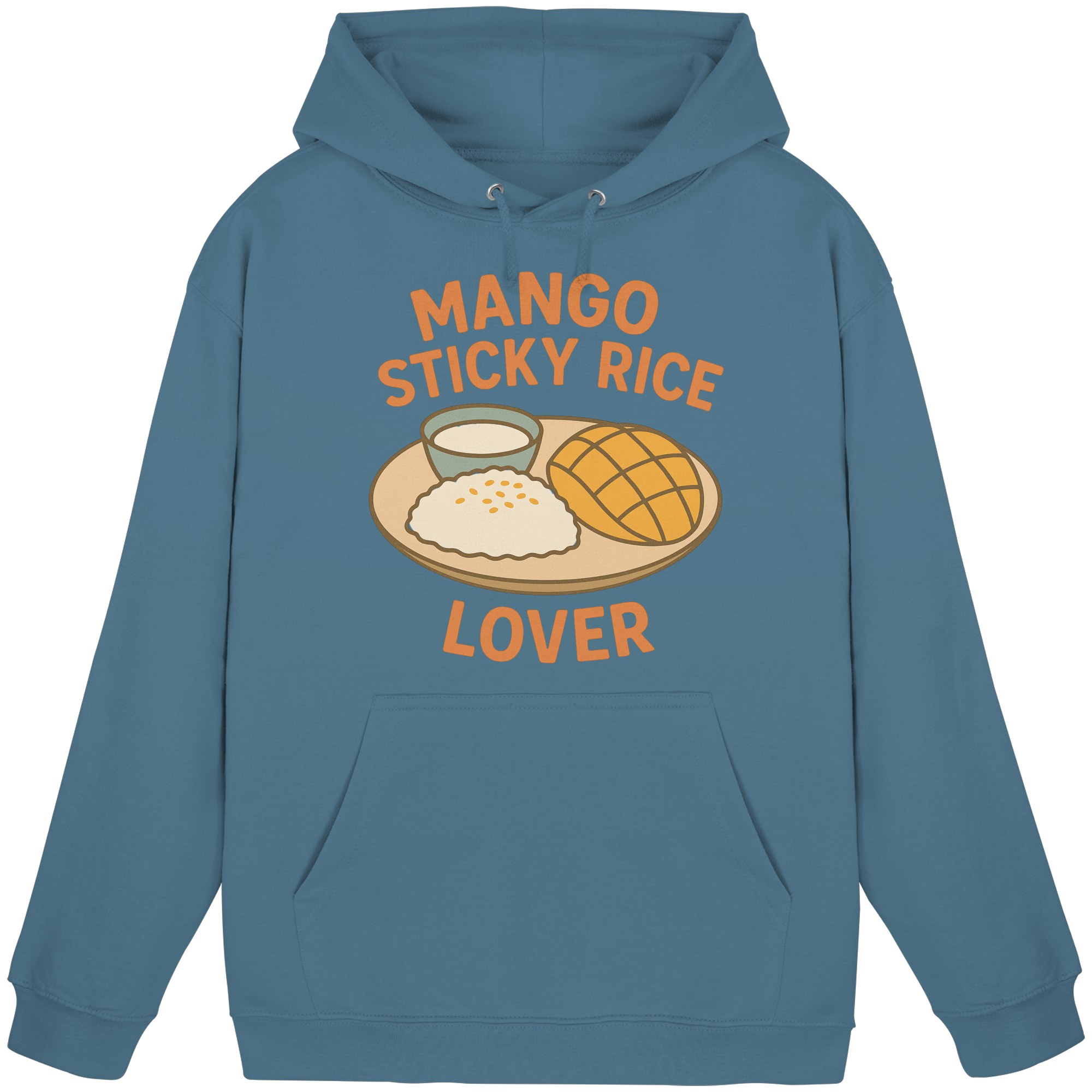 Mango Sticky Rice Lover – Thai Dessert   | Thailand Food Design - Basic Unisex Hoodie