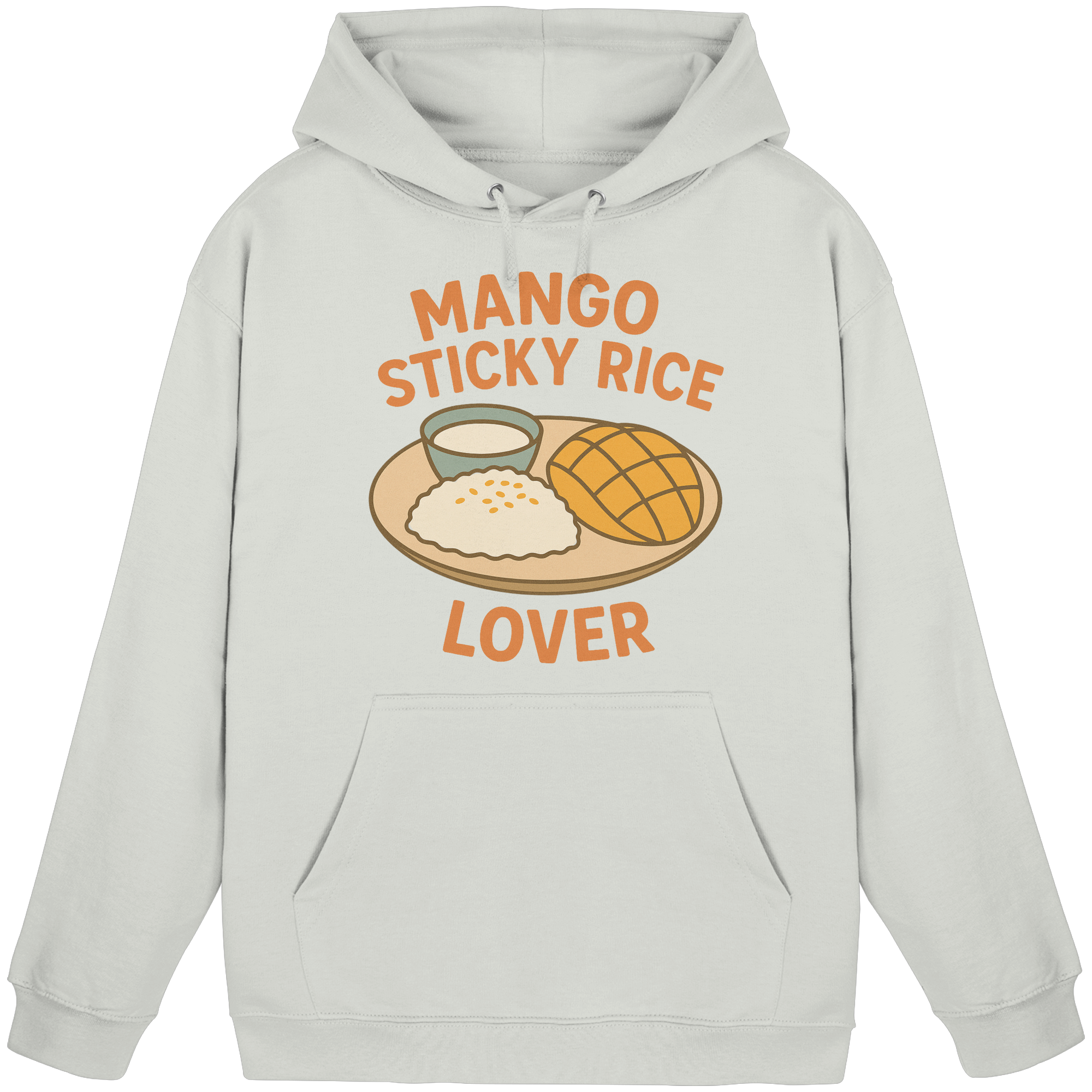 Mango Sticky Rice Lover – Thai Dessert   | Thailand Food Design - Basic Unisex Hoodie