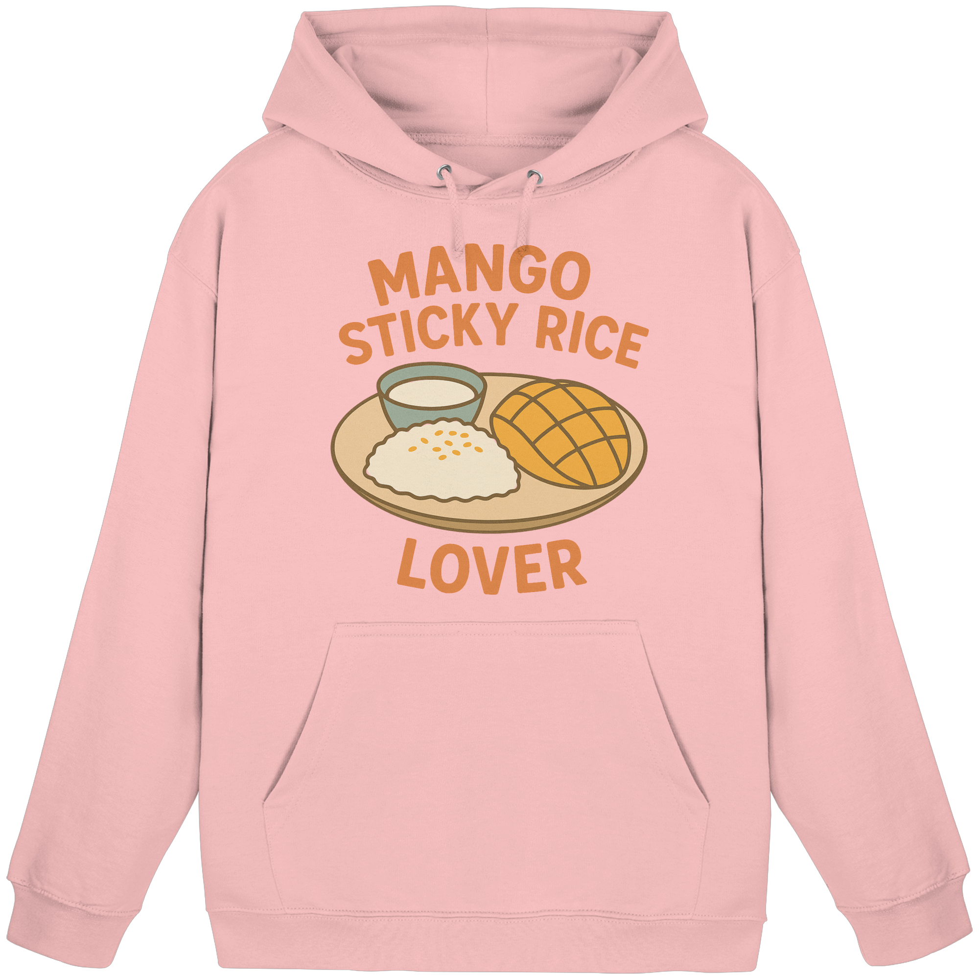 Mango Sticky Rice Lover – Thai Dessert   | Thailand Food Design - Basic Unisex Hoodie