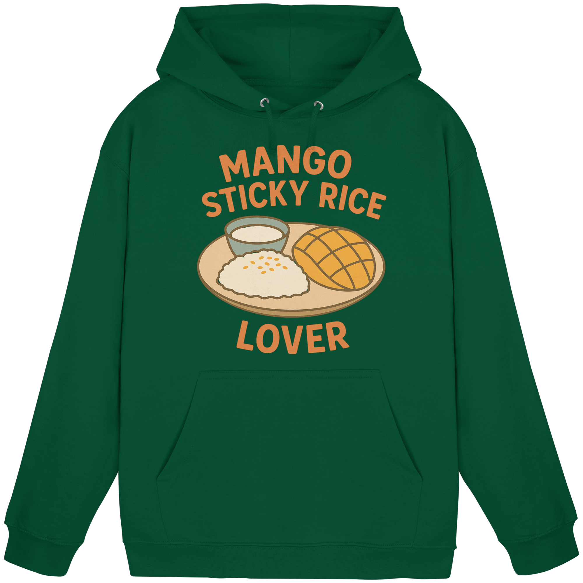 Mango Sticky Rice Lover – Thai Dessert   | Thailand Food Design - Basic Unisex Hoodie