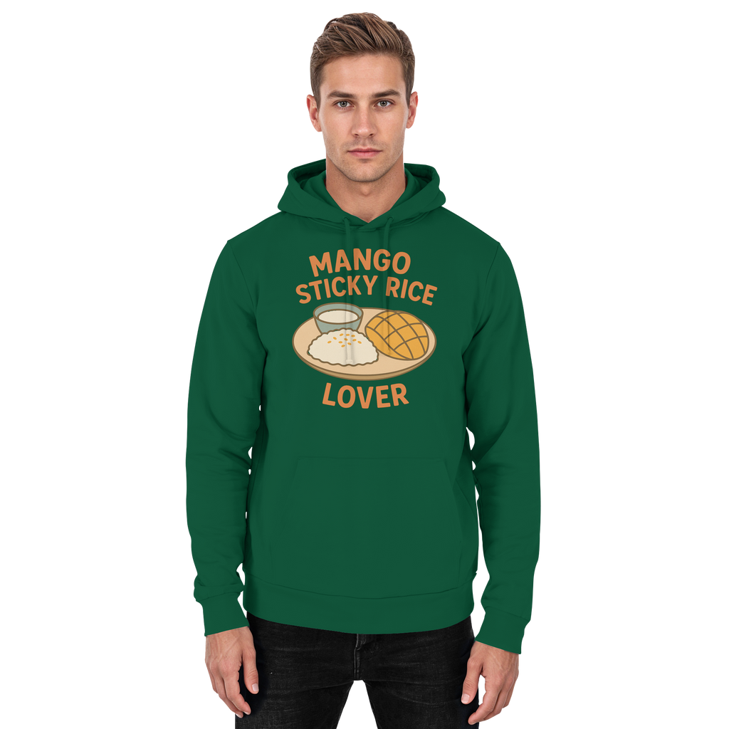 Mango Sticky Rice Lover – Thai Dessert   | Thailand Food Design - Basic Unisex Hoodie
