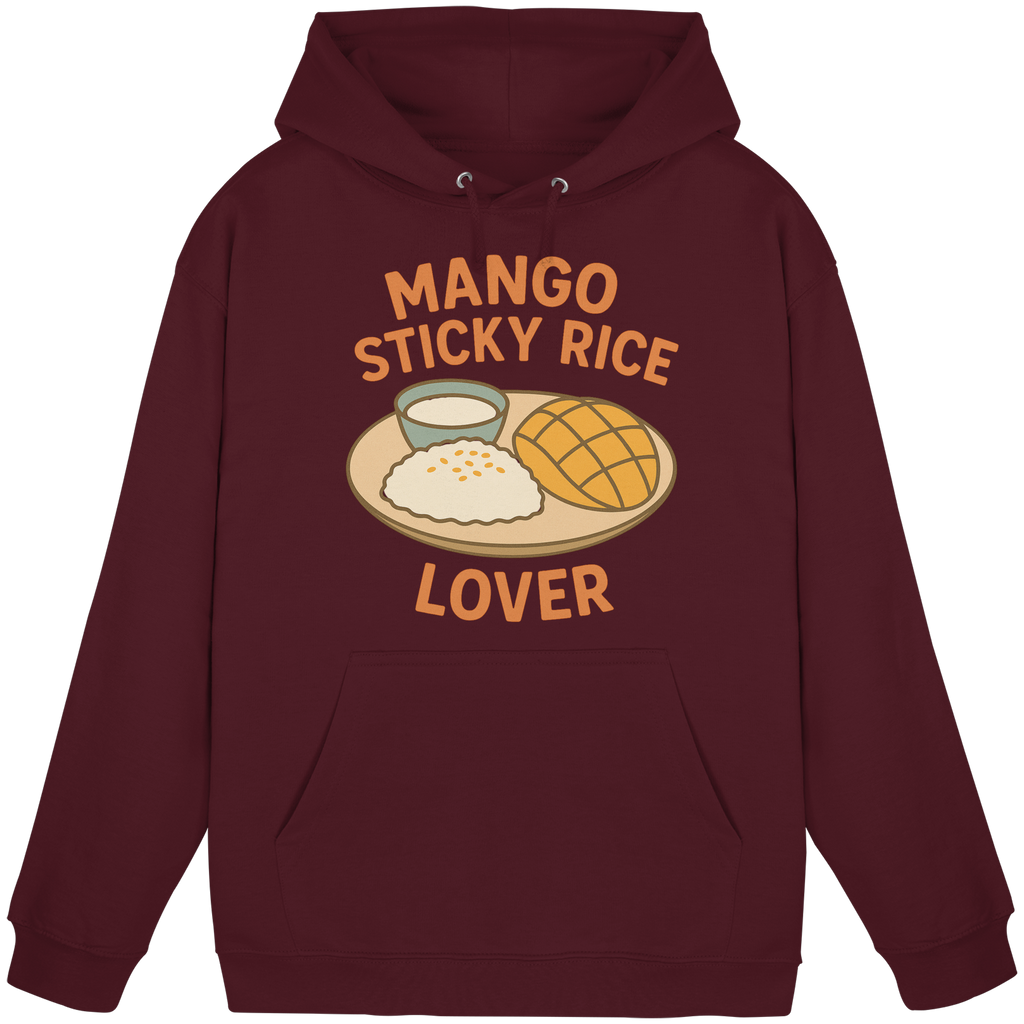 Mango Sticky Rice Lover – Thai Dessert   | Thailand Food Design - Basic Unisex Hoodie
