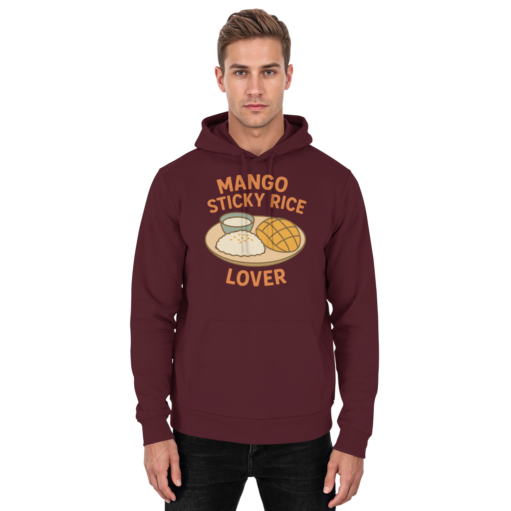 Mango Sticky Rice Lover – Thai Dessert   | Thailand Food Design - Basic Unisex Hoodie