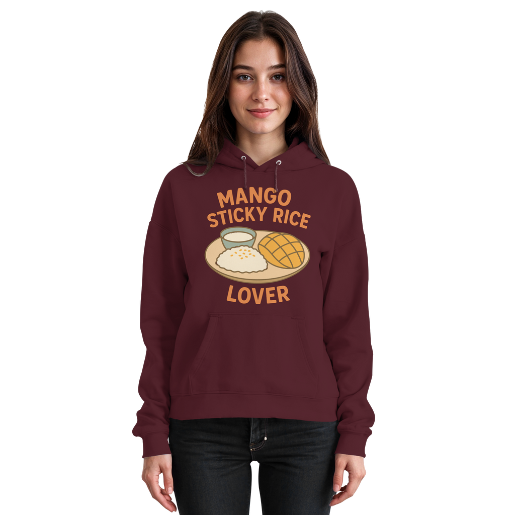 Mango Sticky Rice Lover – Thai Dessert   | Thailand Food Design - Basic Unisex Hoodie