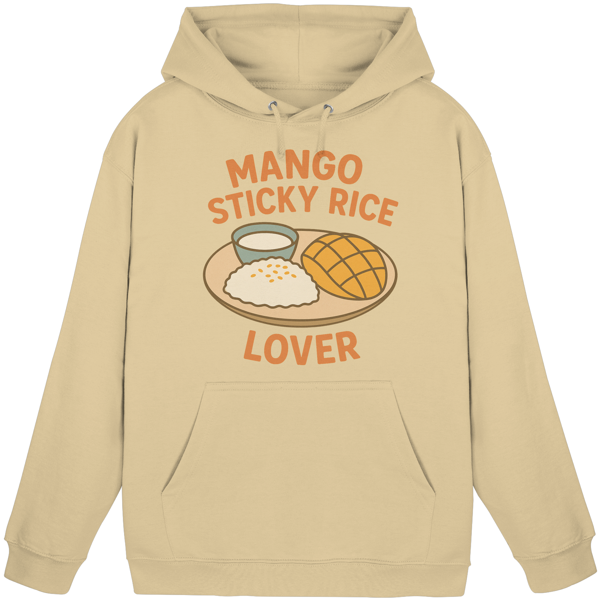Mango Sticky Rice Lover – Thai Dessert   | Thailand Food Design - Basic Unisex Hoodie