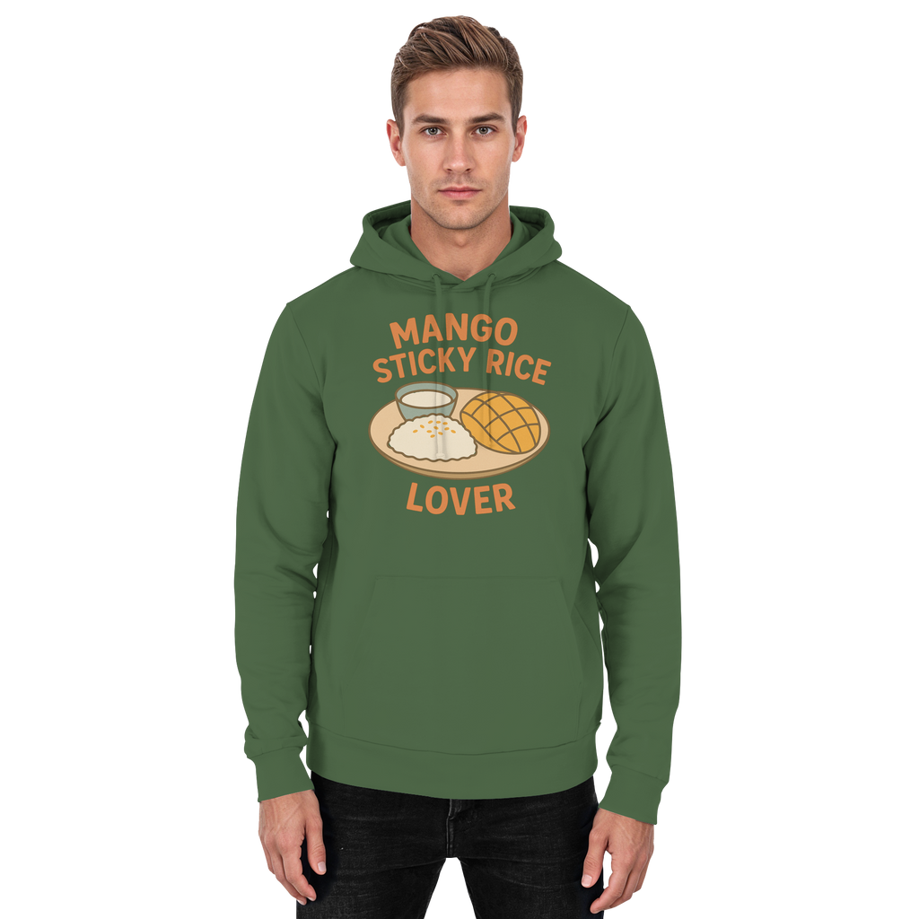 Mango Sticky Rice Lover – Thai Dessert   | Thailand Food Design - Basic Unisex Hoodie