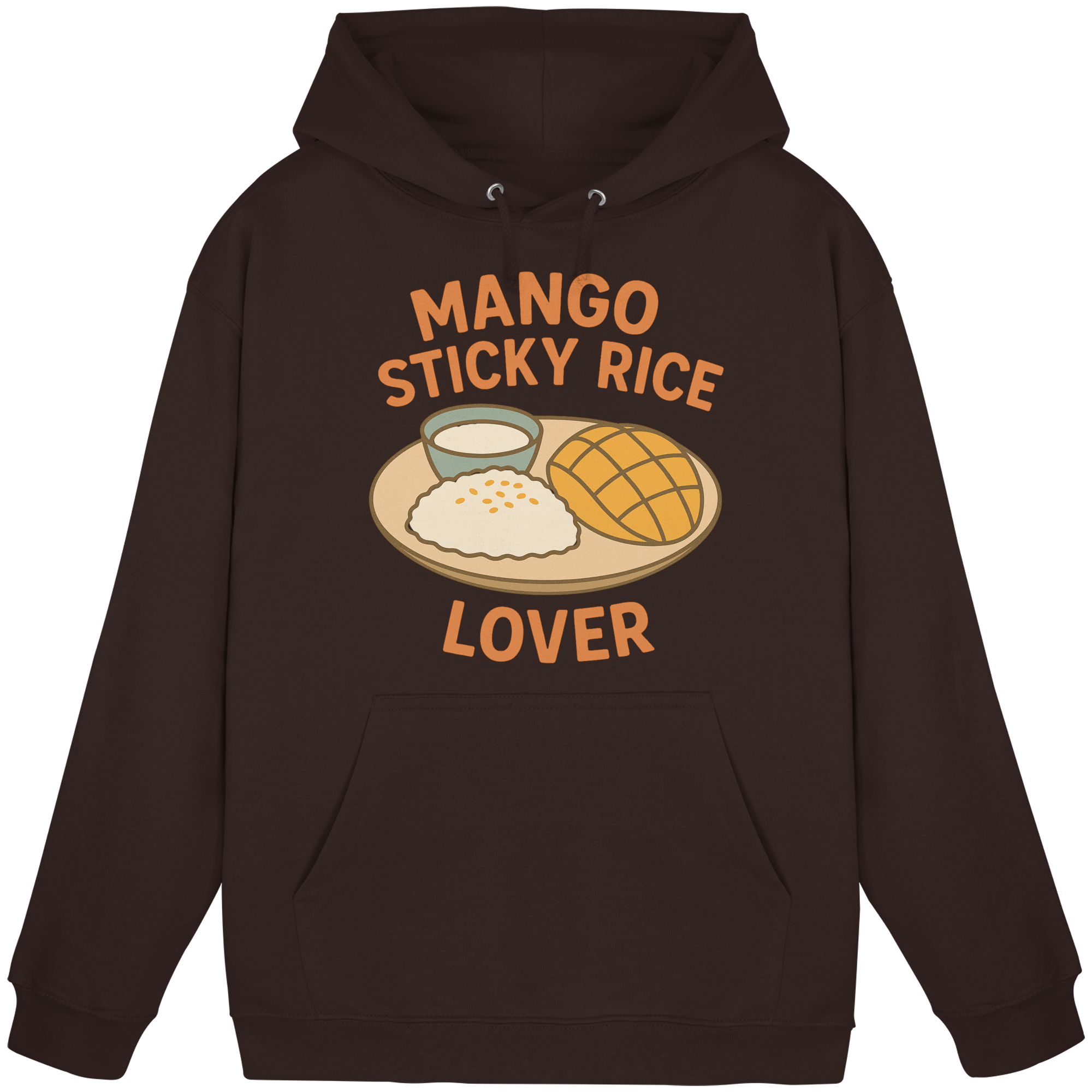 Mango Sticky Rice Lover – Thai Dessert   | Thailand Food Design - Basic Unisex Hoodie