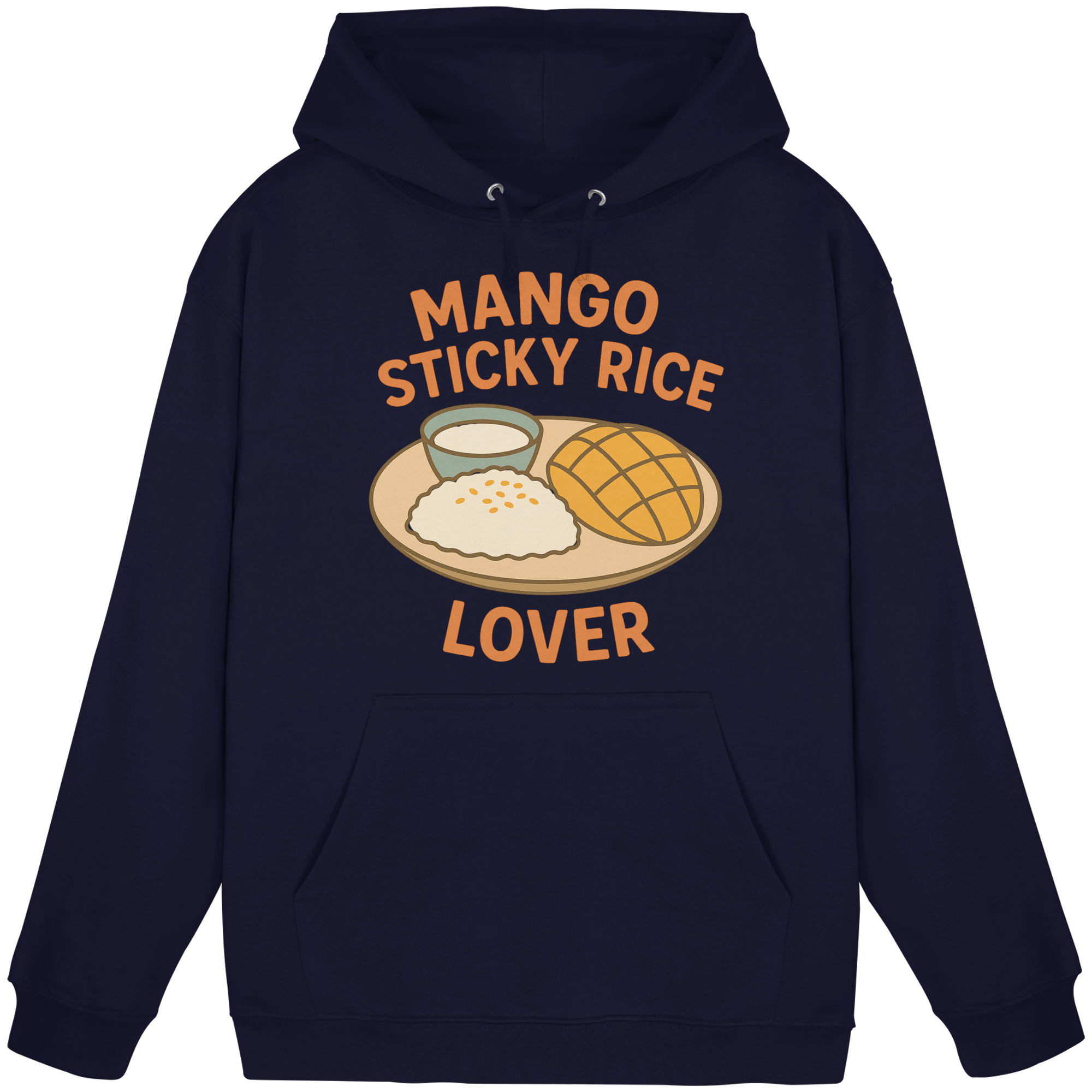 Mango Sticky Rice Lover – Thai Dessert   | Thailand Food Design - Basic Unisex Hoodie