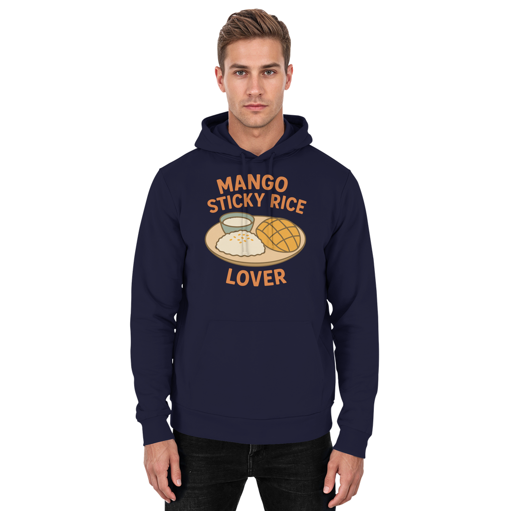 Mango Sticky Rice Lover – Thai Dessert   | Thailand Food Design - Basic Unisex Hoodie